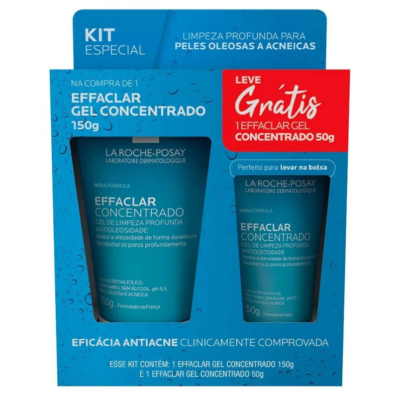 EFFACLAR CONCENTRADO GEL 150G + GEL 50G (LOREA)