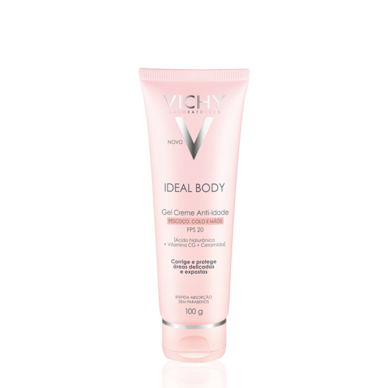 IDEAL BODY GEL CREME ANTI-IDADE PESCOÇO COLO MÃOS VICHY 100ML