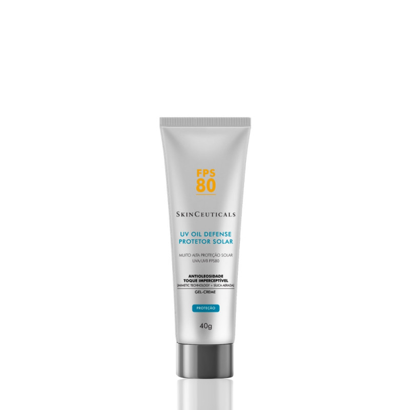 OIL DEFENSE UV PROTETOR SOLAR FACIAL FPS80 SKINCEUTICALS 40G