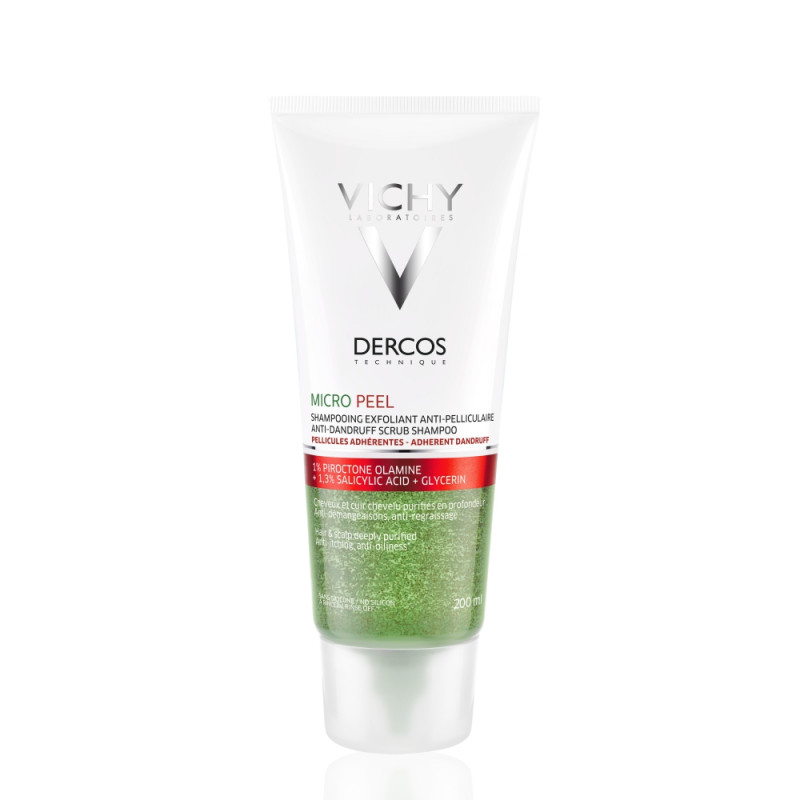 DERCOS MICROPEEL SHAMPOO ESFOLIANTE ANTICASPA VICHY 150ML