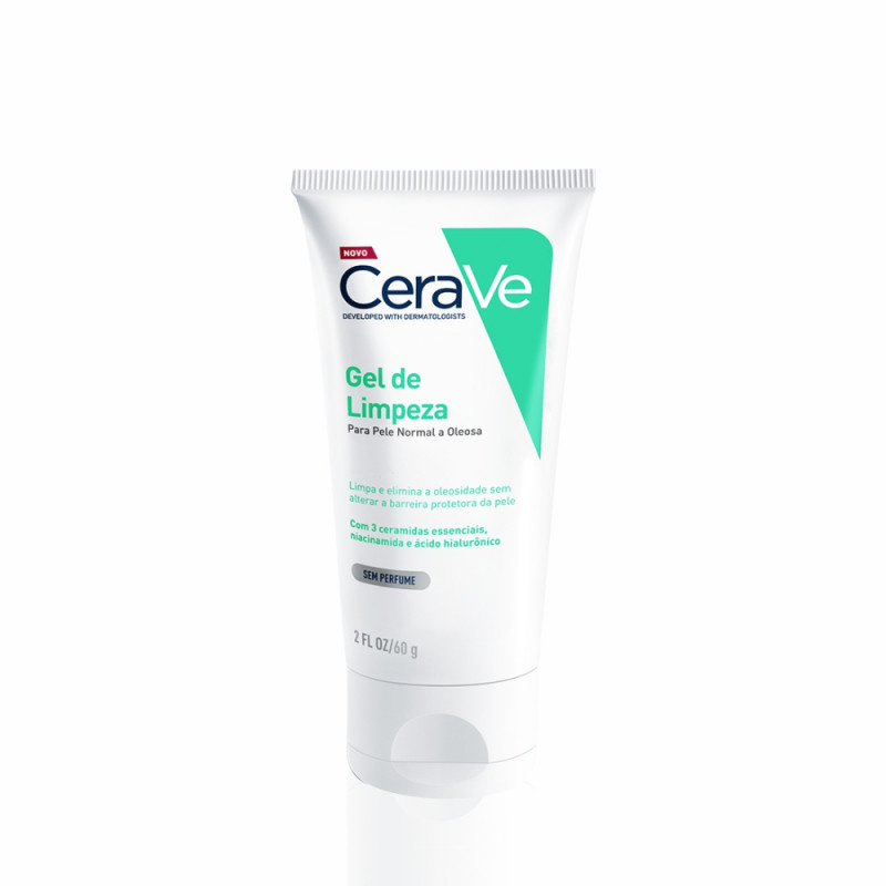 GEL DE LIMPEZA FACIAL FOAMING FACIAL CLEANSER CERAVE 60G