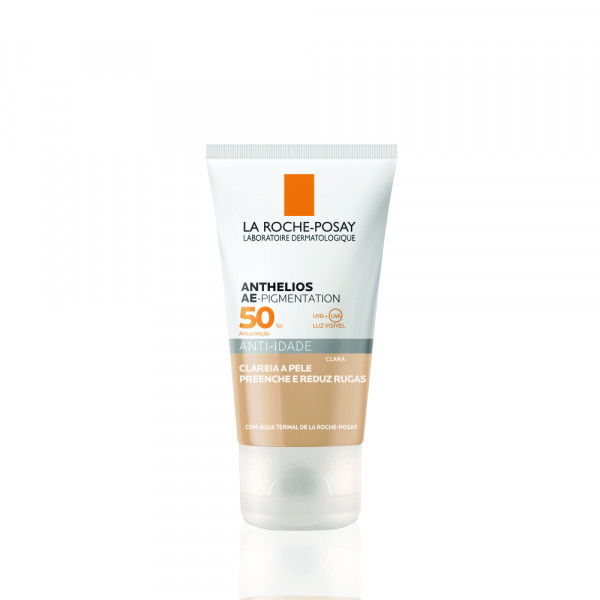 ANTHELIOS AE-PIGMENTATION PROTETOR SOLAR FACIAL ANTI-IDADE COR CLARA FPS50 LA ROCHE-POSAY 40ML