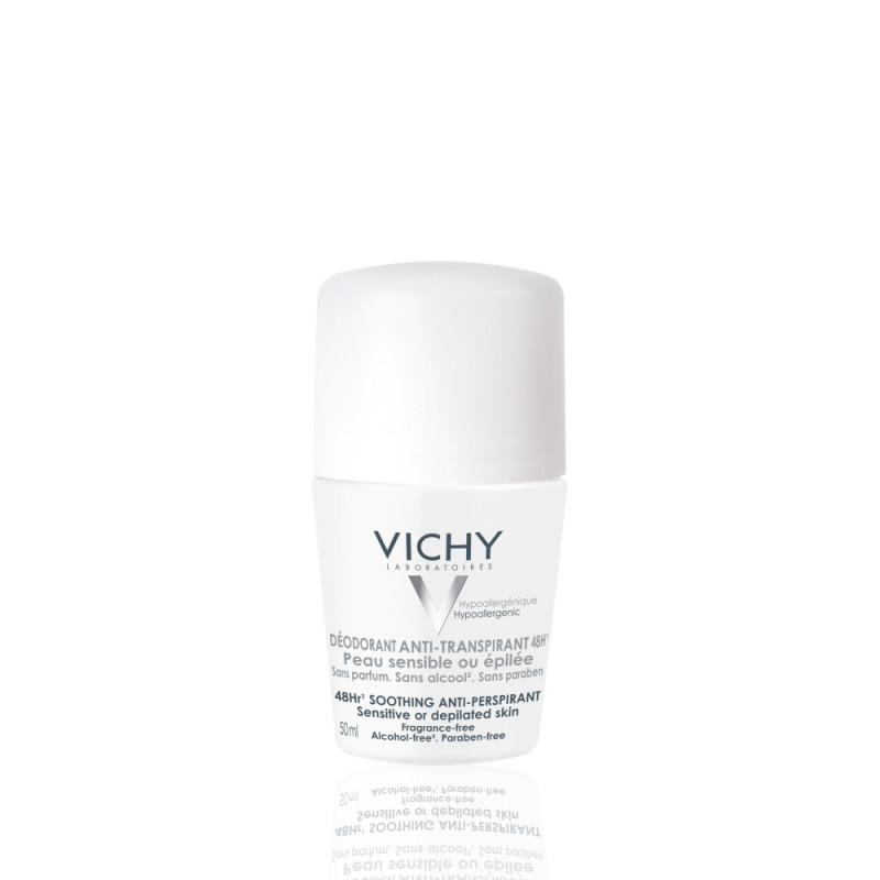 DESODORANTE ANTITRANSPIRANTE PARA PELES SENSÍVEIS ROLL ON 48H VICHY 50ML